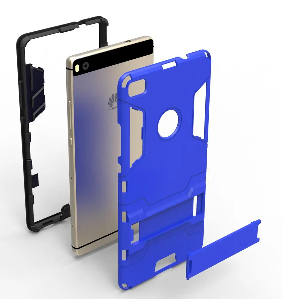 Shockproof Stand Hard Phone Cases for Huawei P8 GRA UL10 UL00 CL00 CL10 Case Rugged Holster Cover Protect Outdoor Coque |