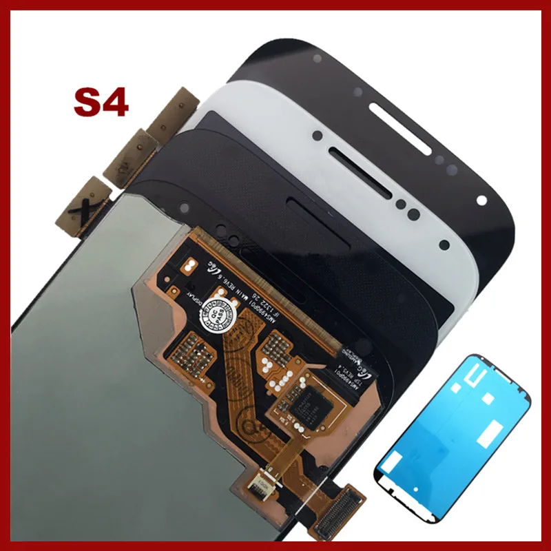 S4 AMOLED LCD Замена для SAMSUNG Galaxy i9500 i9505 i9506 i9502 i9515 i337 ЖК дисплей кодирующий