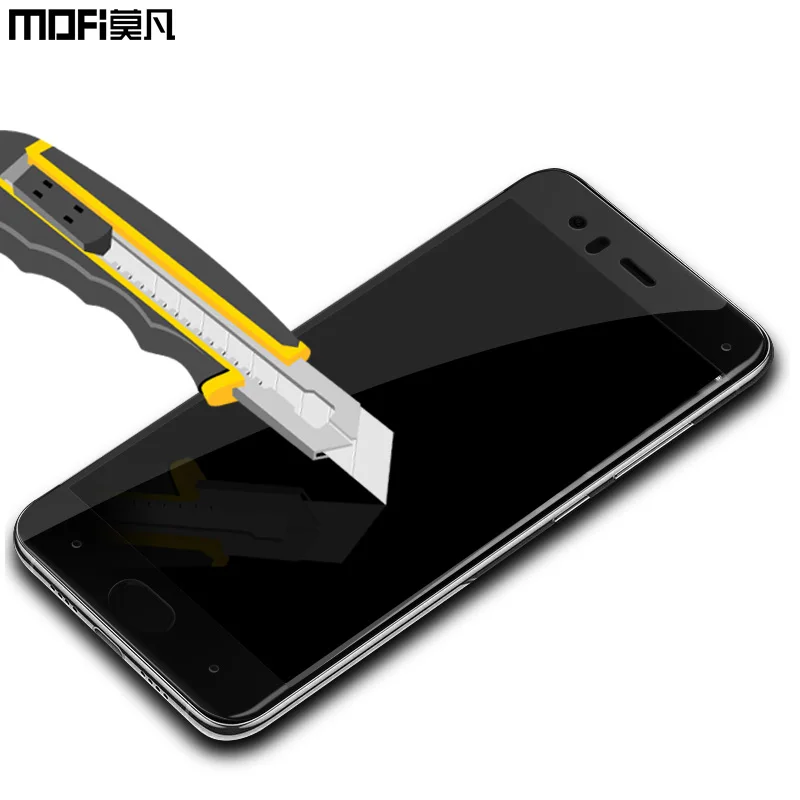 Закаленное стекло для xiaomi mi6 ультратонкая полноразмерная Защита 9H 2.5D Прозрачная