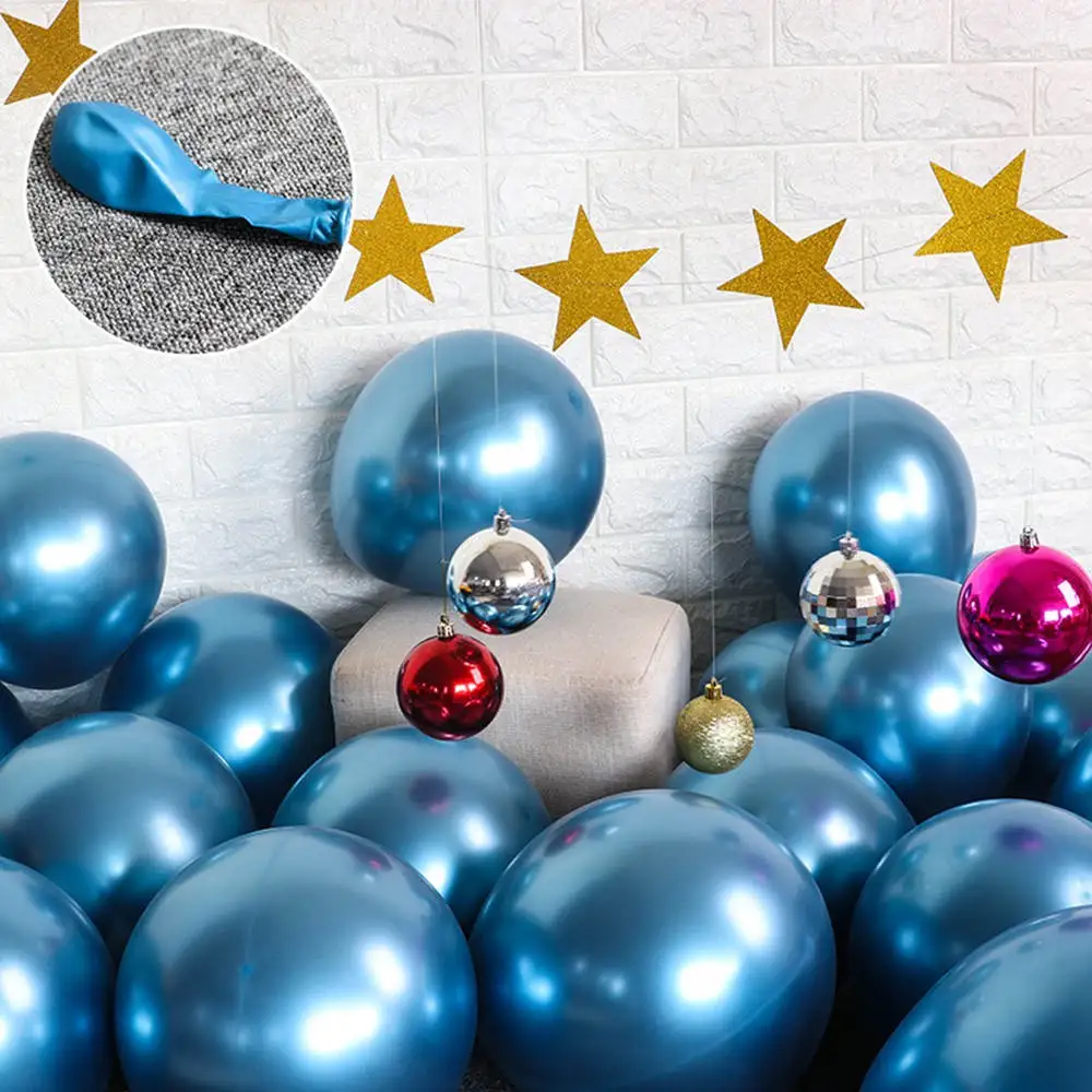 Лиловый 50Pcs 12Inch Aluminium Foil Lovely Round Balloons Birthday Wedding Party Decor Balloons Set Wedding Party Balloon Suppliers - Цвет: Лиловый