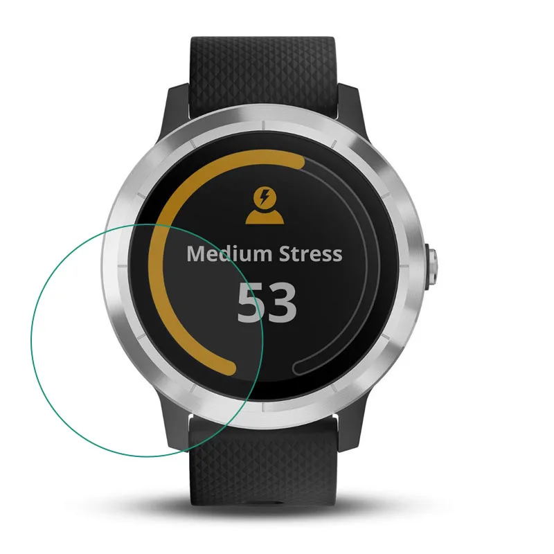 Защитная пленка для смарт-часов Garmin Vivoactive 3 закаленное стекло | Электроника