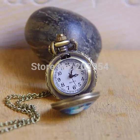 Женские кварцевые карманные часы в стиле стимпанк 12 шт./лот|vintage fob watch|watch