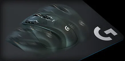 Тканевый игровой коврик для мыши logitech G240 для игр с низким dpi 340 мм X 280 мм