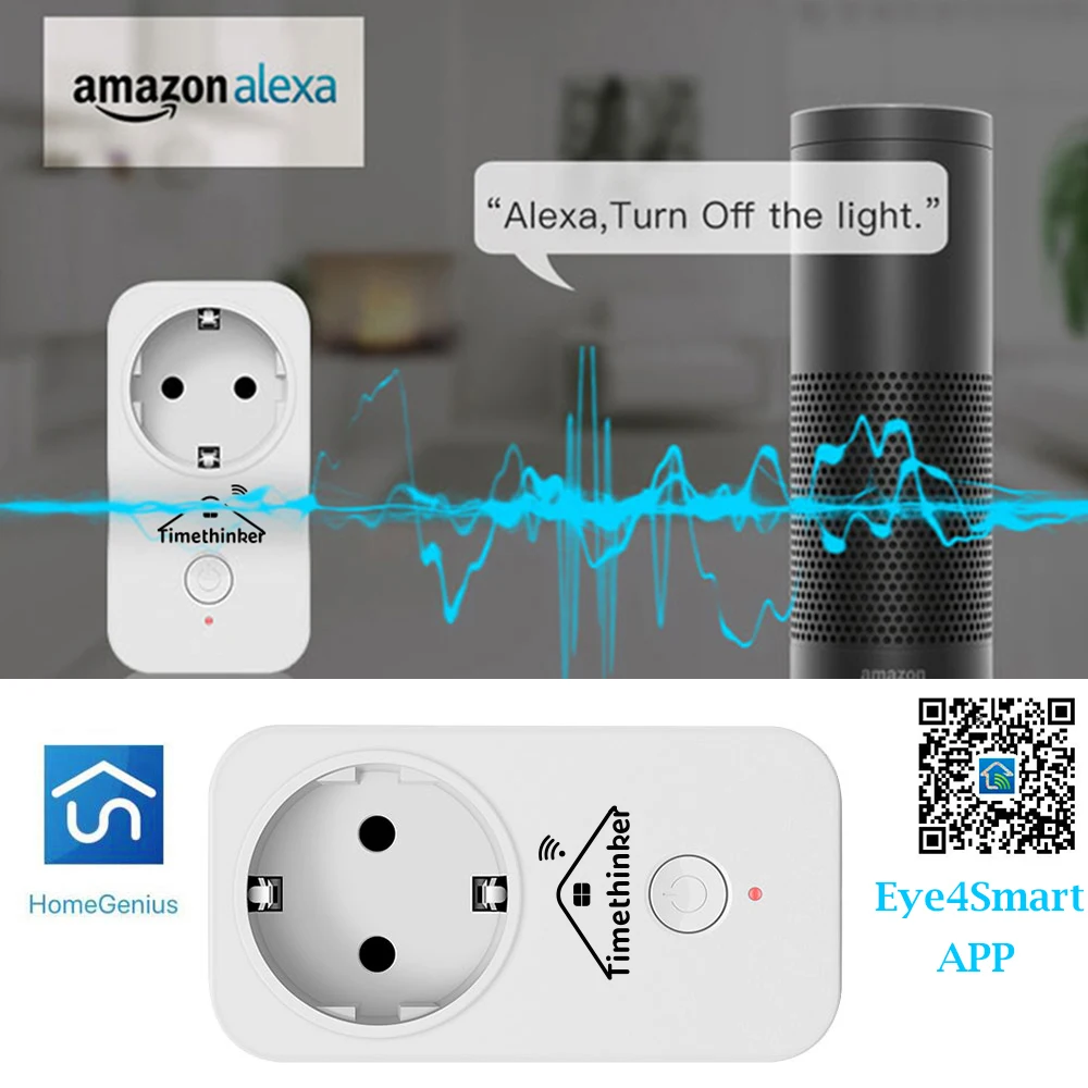 Timethinker Умный дом WiFi розетка ЕС вилка адаптер для Apple Homekit Alexa Google Home Сири, голосовой пульт дистанционного управления русский запас