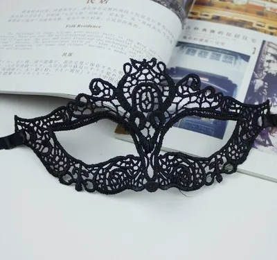 Маска кружевная черно-белая 1 шт. | Дом и сад