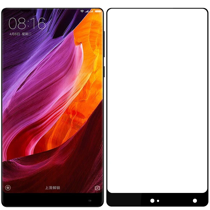 Цветной Чехол 9H для Xiaomi Mi Mix полноразмерное закаленное стекло 6 4 дюйма защитная