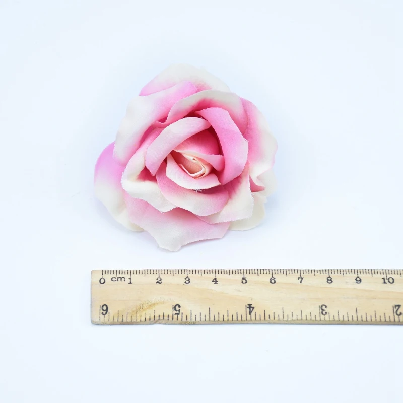 5 шт. 7 см дешевые шелковые розы цветы стены ручной работы diy рукоделие скрапбук