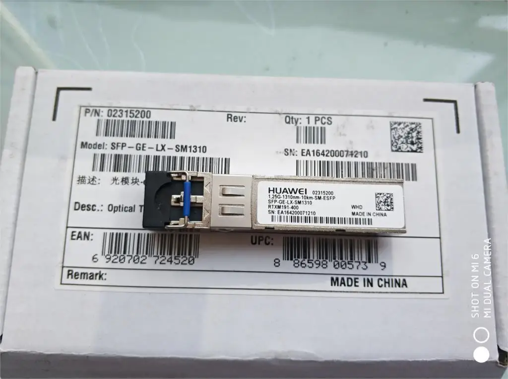 

Оригинальный телефон Huawei, диагональ 10 км, оптический модуль 1,25 ГГц
