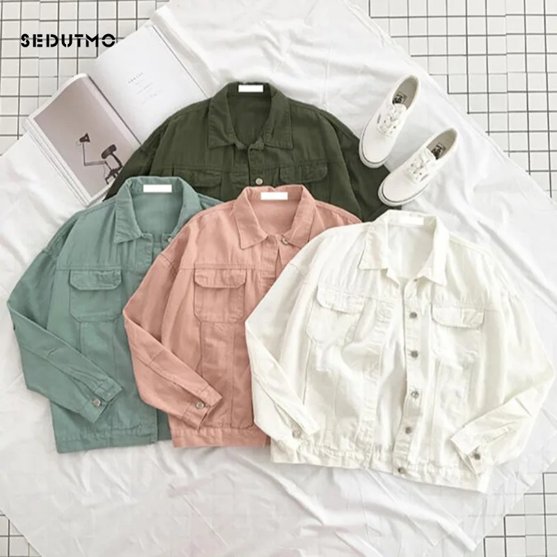 Женская джинсовая куртка в стиле Харадзюку|denim jacket women|jeans coatjacket women |