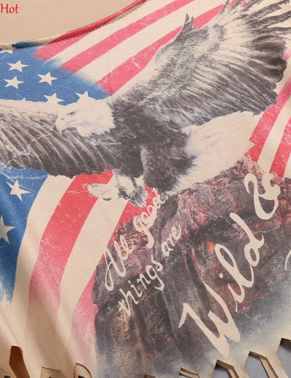 Новые винтажные летние футболки женская одежда кроп-топы с изображением орла