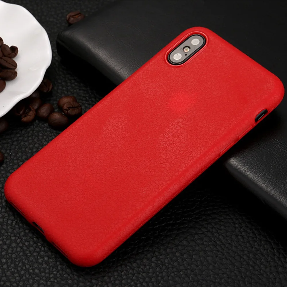 Мягкий чехол из ТПУ для iPhone 7 8 Plus XR 360 защитный с полным покрытием XS MAX 6 6s SE деловой