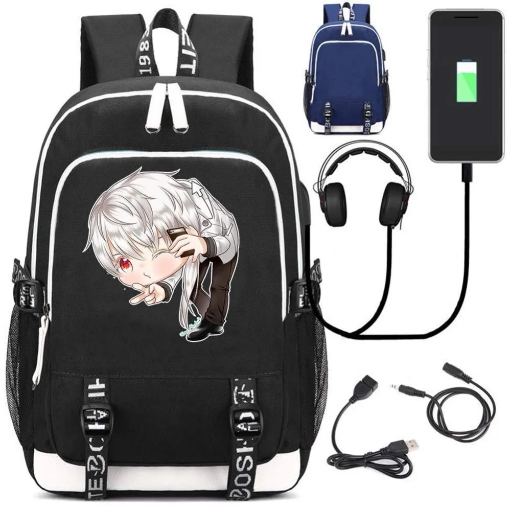 Школьный дорожный рюкзак Mystic Messenger 707 с USB интерфейсом для зарядки сумка ноутбука