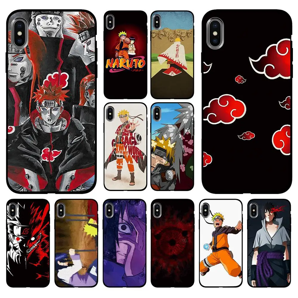 Наруто Узумаки Мягкий ТПУ чехол для Apple iPhone 6 6S 7 8 Plus 5 5S SE X XS MAX XR силиконовые