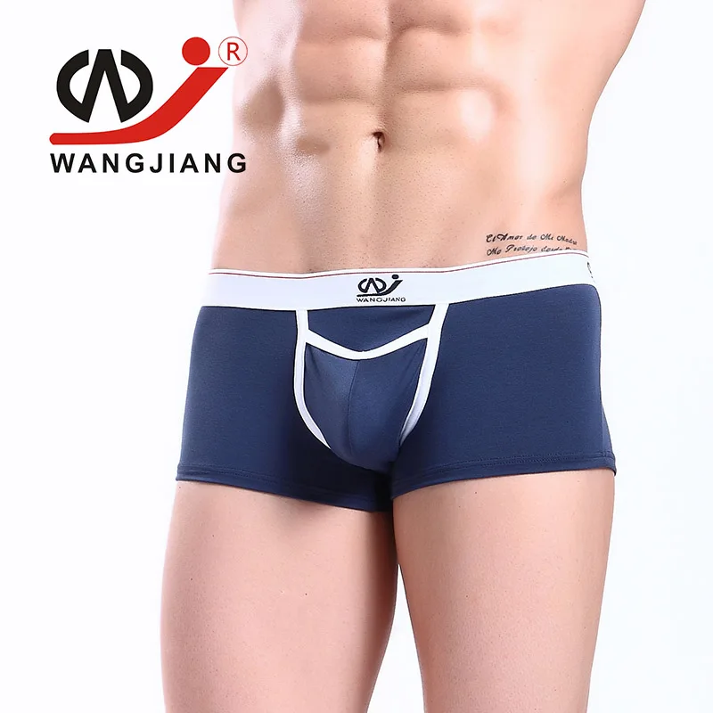 2008 PJ royalblue Сексуальные мужские трусы-боксеры cueca Siamese, модальное Мужское нижнее белье, мужские Трусы Calzoncillos, прозрачные мужские трусы-боксеры 2008 PJ - Цвет: 2008 PJ royalblue