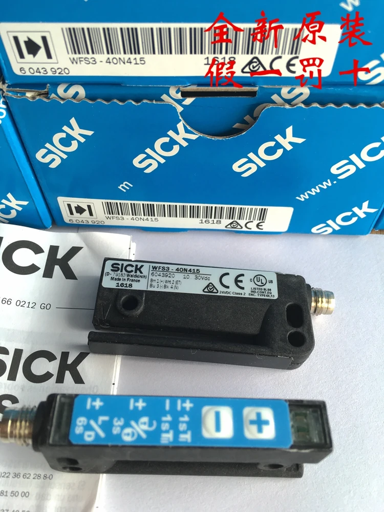 1 шт. WFS3-40N415 6043920 Sick Label сенсор и настоящий датчик вилки s WFS3-40P415