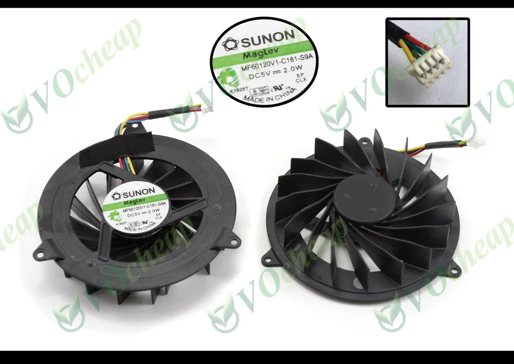 

New Laptop Cooling fan (cooler) for Dell Studio 1735 Series - MF60120V1-C181-S9A