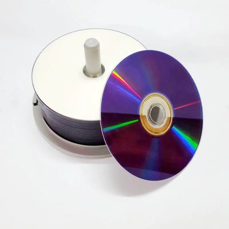 50 шт. белый банановый струйный Печатный 8X DVD + R DL двухслойный записываемый диск