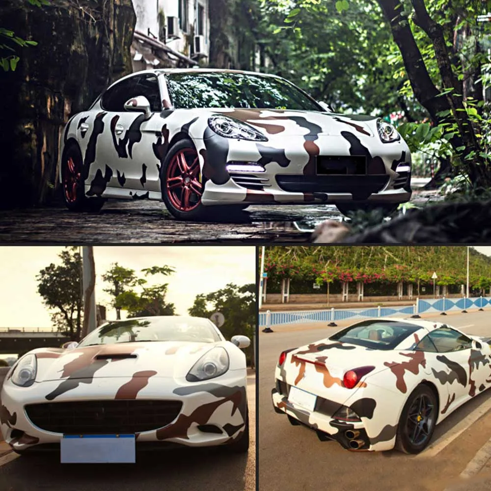 152*30 см 3D Автомобильная наклейка кузова фильм камуфляж армейский зеленый