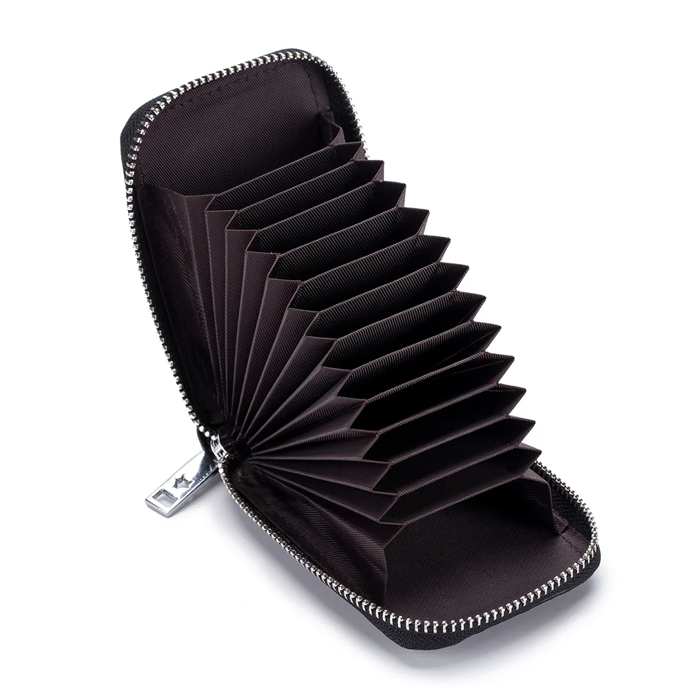 Держатель-органайзер для кредитных карт из натуральной кожи с RFID-защитой | Багаж