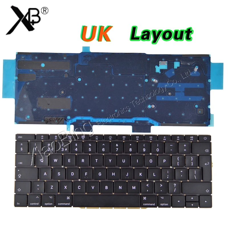 

New A1708 UK Keyboard for Macbook Pro 13.3" Retina A1708 Keyboard UK Backlight Backlit Late 2016 Mid 2017 Year