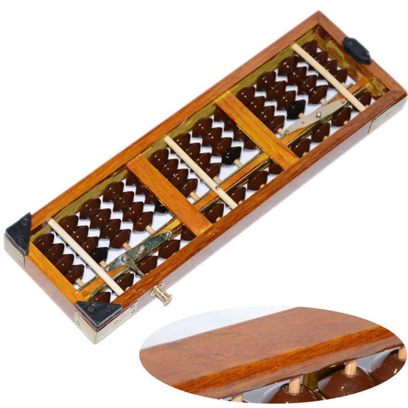 Японский соробан стиль деревянный счеты рамка бусина Классический старинный