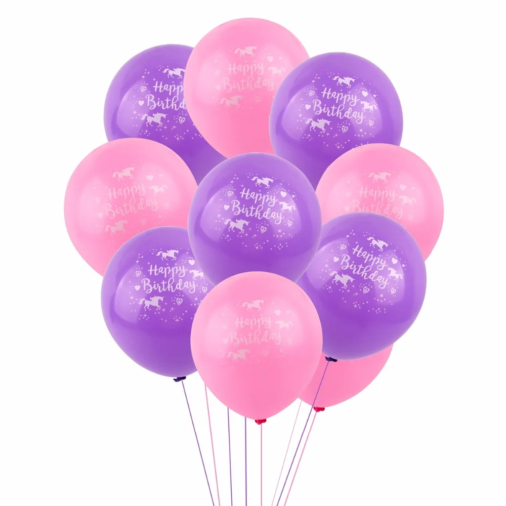 Вечерние резиновые брелоки FENGRISE вечерние в виде единорога для дня рождения