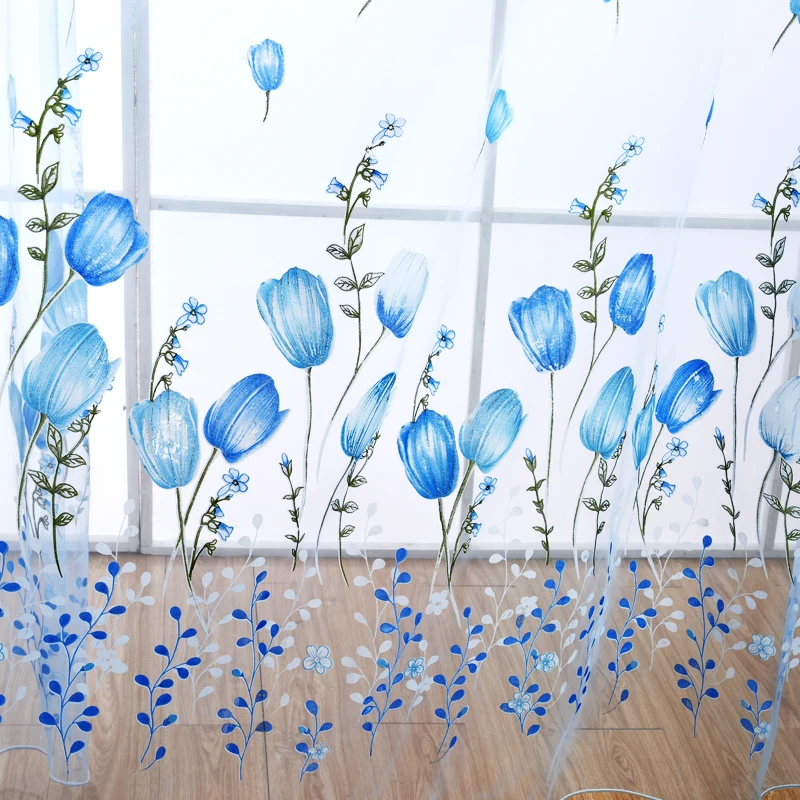 NAPEARL 1 шт. модный дизайн современные кухонные оконные шторы прозрачная органза