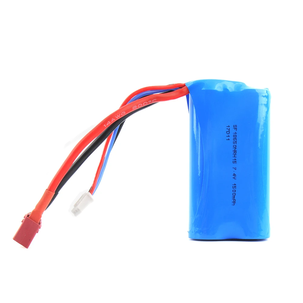 7 4 V 1500mah Большая емкость Li po батарея для Wltoys 12428 12423 1:12 RC автозапчасти|Детали и