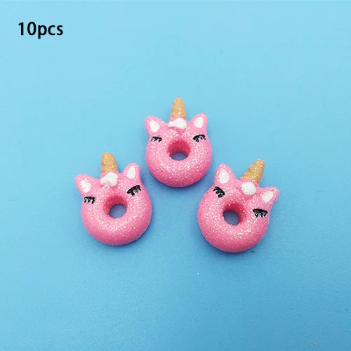 Pink 10pcs С принтом «обезьяна», 5 предметов в партии, 10 шт/20 шт./упак. Slime Подвески Игрушки смолы блеск животных поставки слаймов DIY наполнитель муку пушистой четкое облако Slime - Цвет: Pink 10pcs