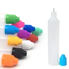 5 шт., пластиковые бутылочки-капельницы для жидкости, 60 мл