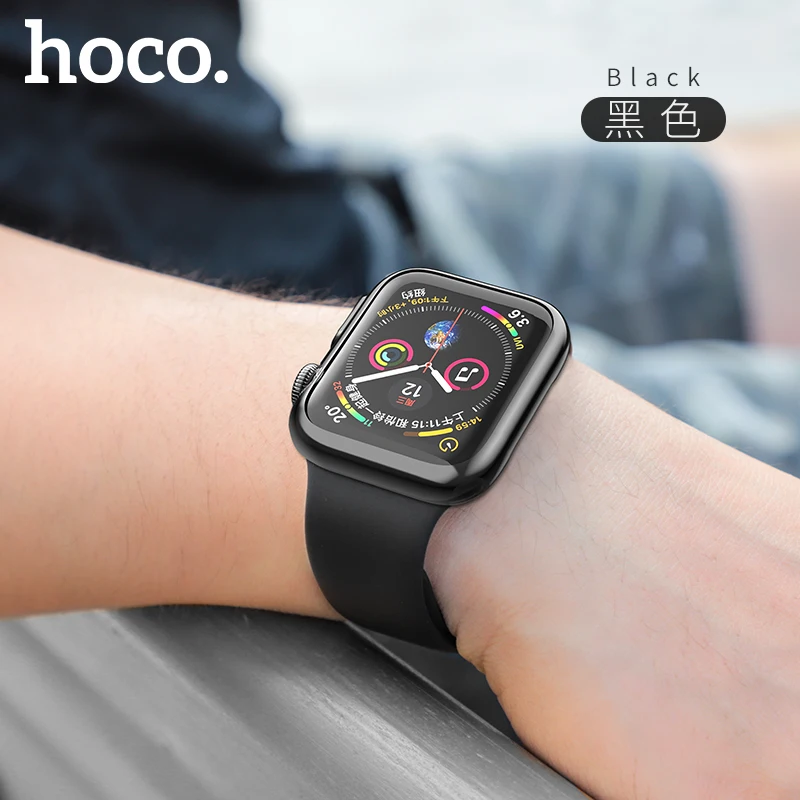 Силиконовый защитный чехол HOCO для Apple Watch 4/5 44 мм 40 iWatch Series 4 5 из тпу резиновый