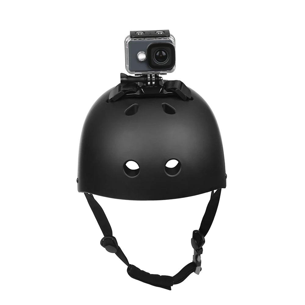 JMFOTO регулируемый ремень на шлем для GoPro Hero 5 6 4 Session SJCAM SJ4000 Xiaomi Yi 4K h9 Go Pro крепление