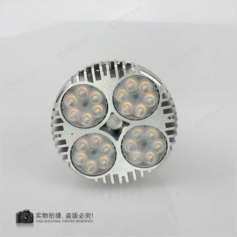 10 шт./лот E27 led par30 лампа 35 Вт Cree leds Par30 светодиодная сменная 70 металлическая