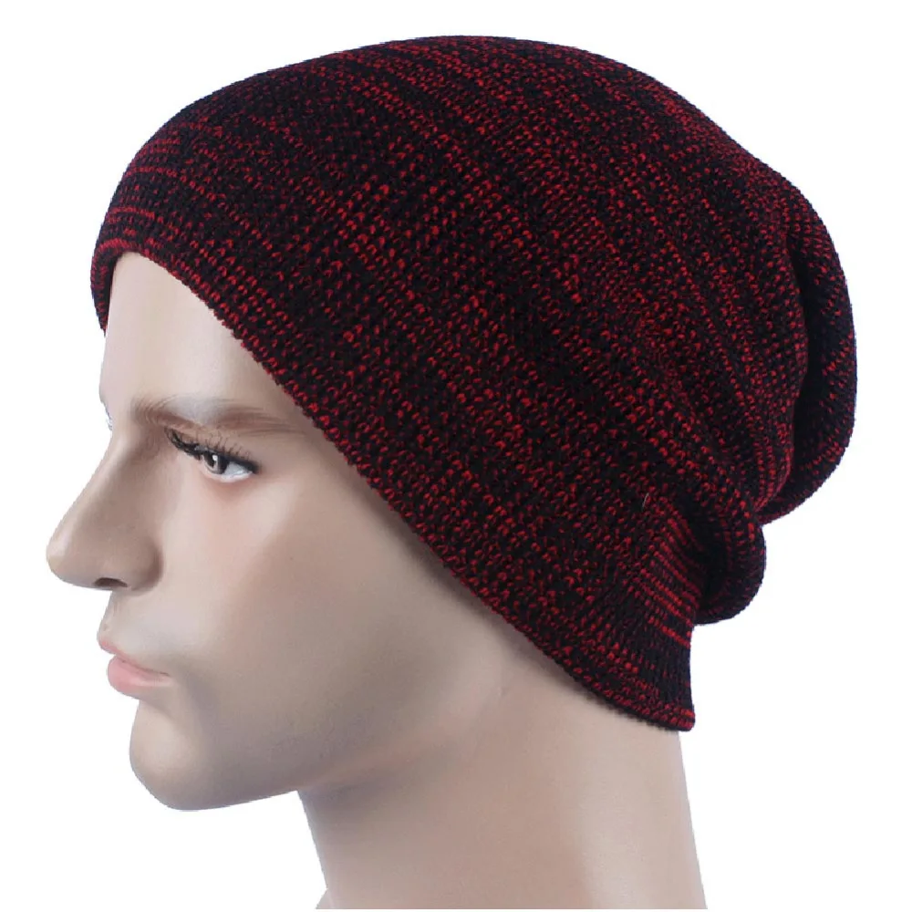 Новая мода Для мужчин женщин шапочка Сплошной Цвет хип хоп Сутулиться унисекс