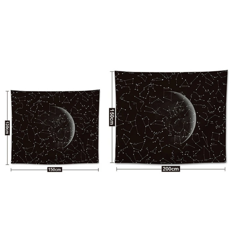

Fresh Style Decorative Nordic Fashion Tapestry Pattern Psychedelic Chakra Starry Sky Tapestry Home Decoration Mandala Hippie