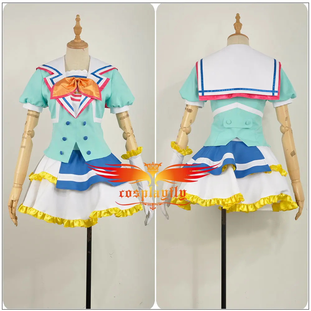 Аниме LoveLive! SunShine! Aqours OP Jumping Heart Takami Chika сценическое платье для девочек юбка женская