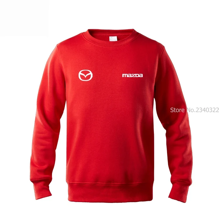 Длинный рукав mazda Толстовка для мужчин осень зима Повседневный пуловер Толстовка пальто