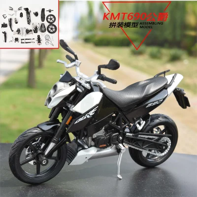 as the picture Brinquedos Diy сборка модель мотоцикла Игрушка Kawasaki несколько стилей 1:12 головоломка для ребенка подарок или коллекция - Цвет: as the picture