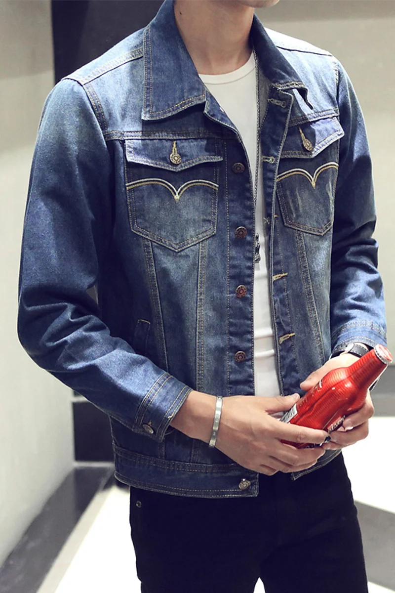 Женская джинсовая куртка новая весенняя Мужская тонкая верхняя одежда