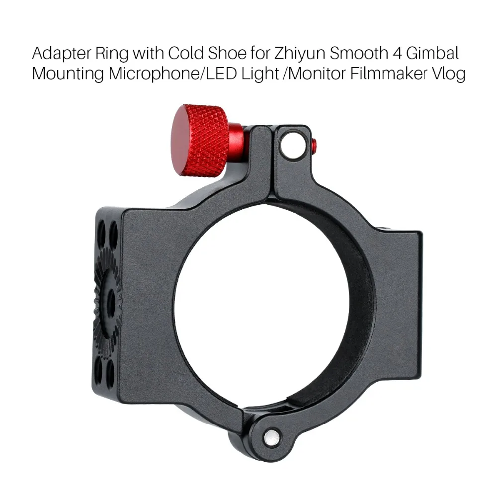 Для Zhiyun Smooth 4 аксессуары переходное кольцо с холодным башмаком для карданного