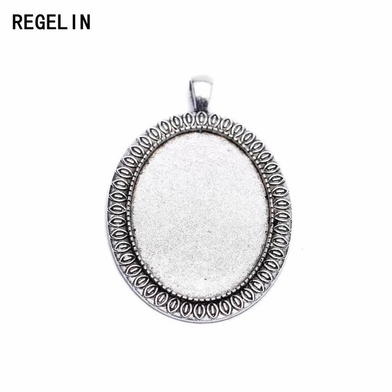 REGELIN античный цветок кружева подвеска шармы базовые настройки 5 шт. Кабошон Камея