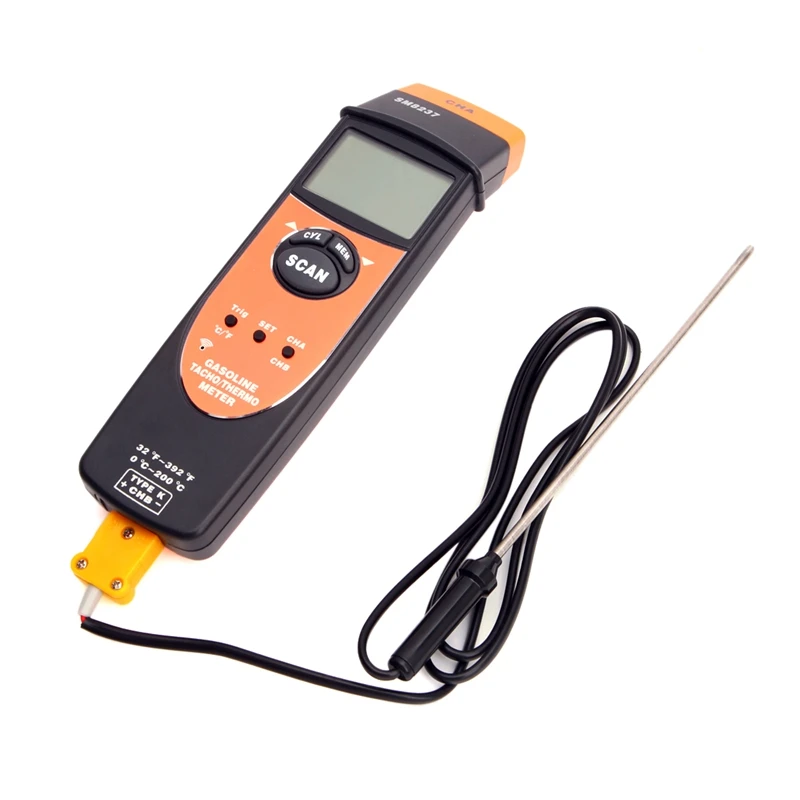 Тахометр для бензинового двигателя цифровой ЖК дисплей анализатор скорости USB