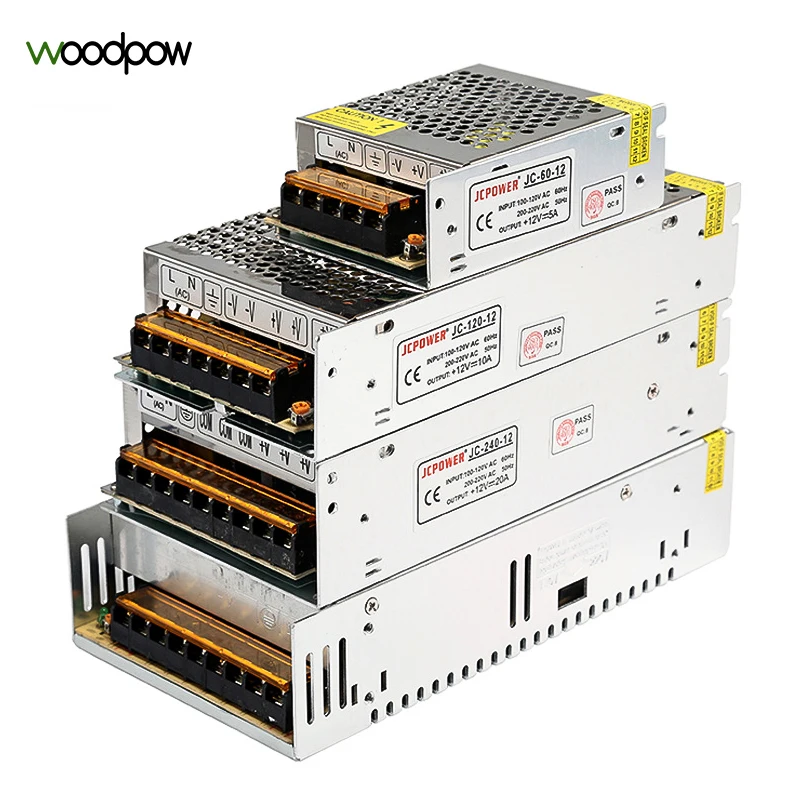 Переменного тока в постоянный DC12V светильник ing трансформаторы 1A 2A 5A 6A 10A 15A 20A 25A 30A