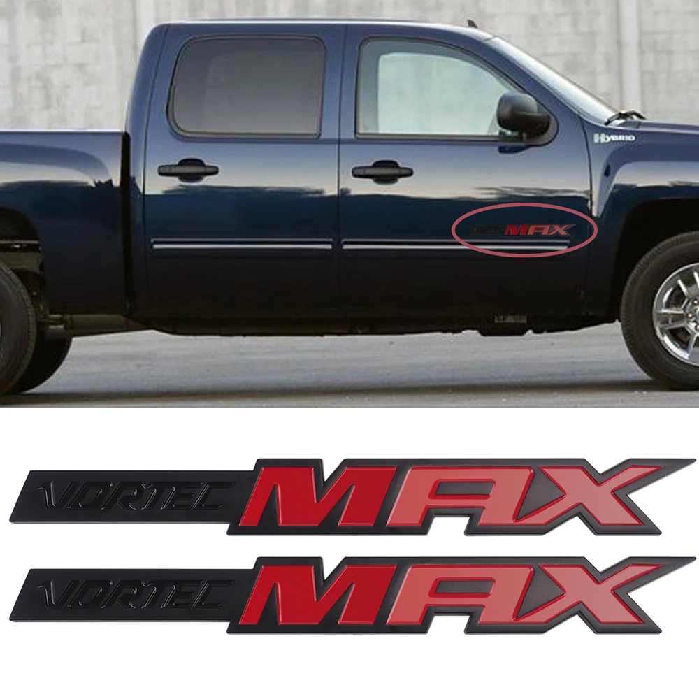 Vortec Max металлический значок ВМС США стикер гоночный пикап тело авто дверь для
