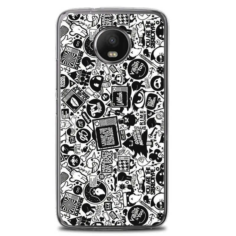 Five colors For Silicone Phone Cases Motorola Moto Case G6 / Plus Armor Cover Shockproof Paint Shell |