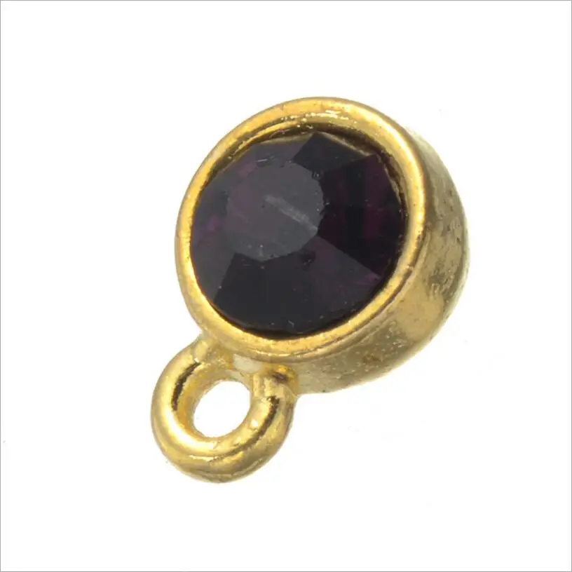 black 30 шт. Золото Серебро Цвет Медь Стразы Хрусталь Камень Подвески кулон для DIY ювелирные изделия серьги Поиск аксессуаров Z932 - Цвет: black