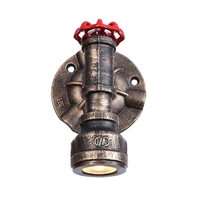 vintage personality decorative wall lamp iron industrial style retro led sconce wall lighting fixtures for home bedroom indoor