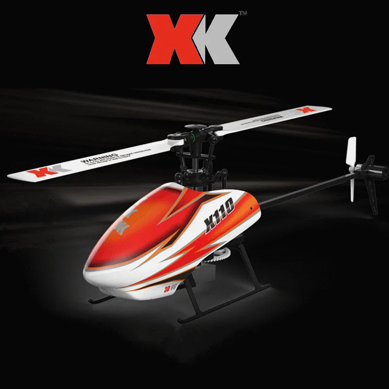 Wltoys оригинальный XK K110 Blash 6CH бесщеточный 3D6G система радиоуправления RC вертолет RTF