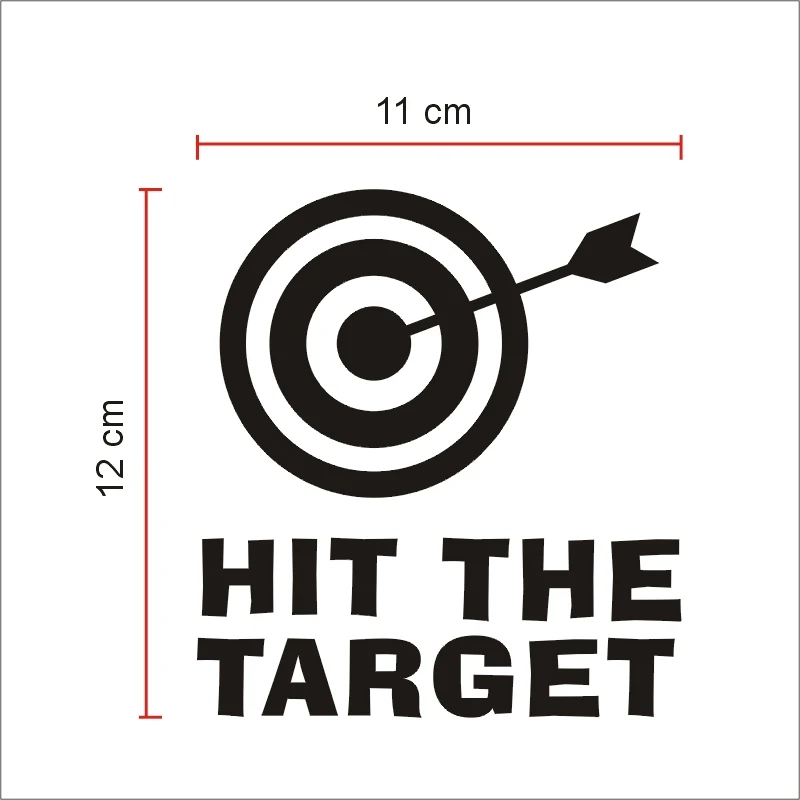 

Hit The Target Toilet Stickers For WC Washroom Decoration Vinyl Wall Art Diy Home Decals