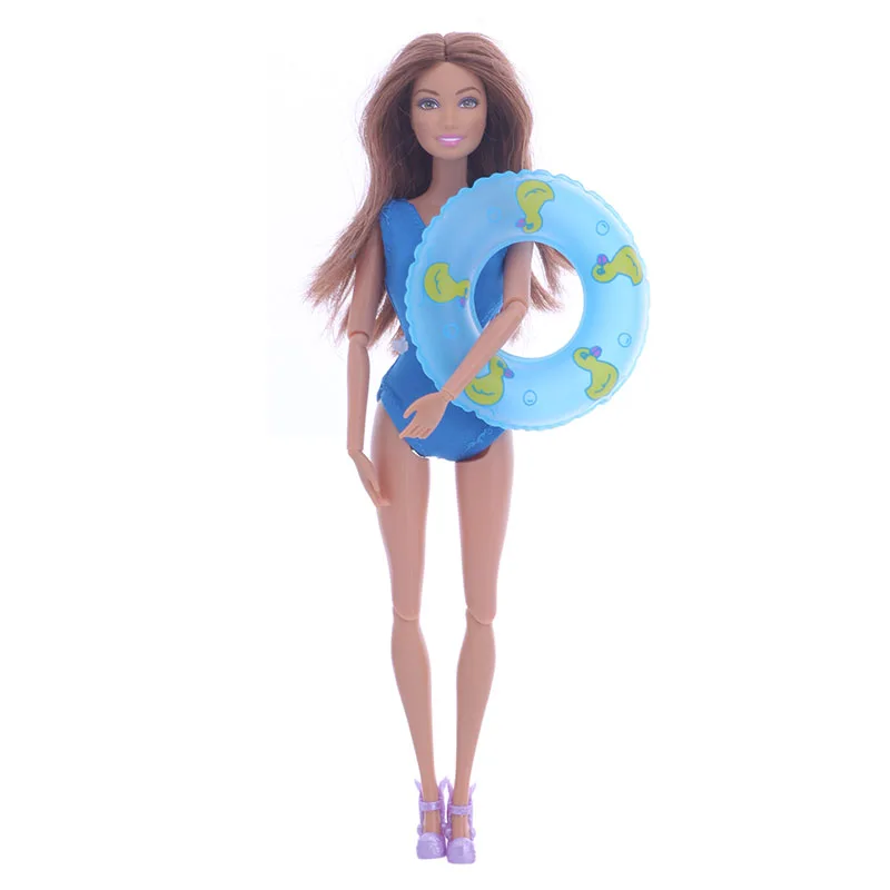

Luckdoll Summer swimming ring 2pcs Fit For 11.8inch Doll (Doll Accessories),Two Colors Choose